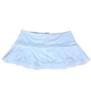 White pleated mini tennis skirt Size S/M Brand: Forplay